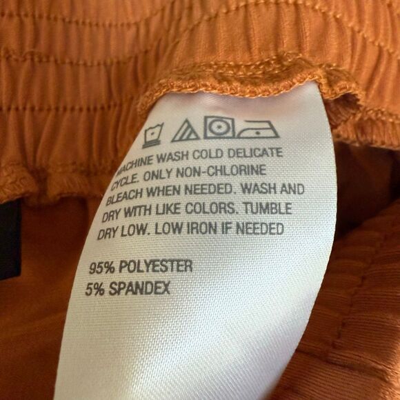 IMAN Global Chic Runway Jersey Pull-On Pant Dark Amber size LT NWOT - Picture 4 of 7